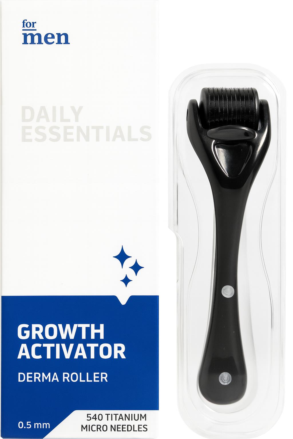 For Men Daily Essentials Growth Activator Derma Roller (0.5 mm)