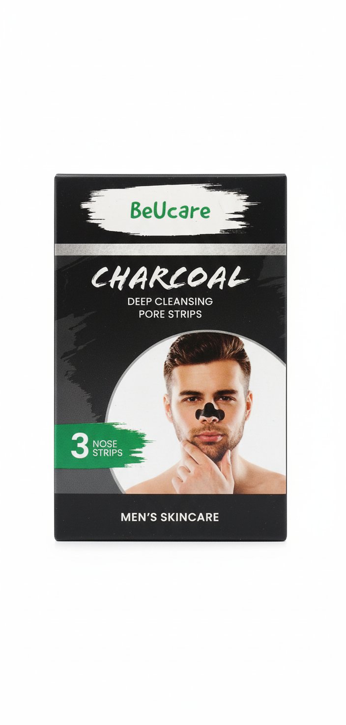 BeUcare Charcoal Deep Cleansing Pore Strips (3 Nose Strips) (50g)