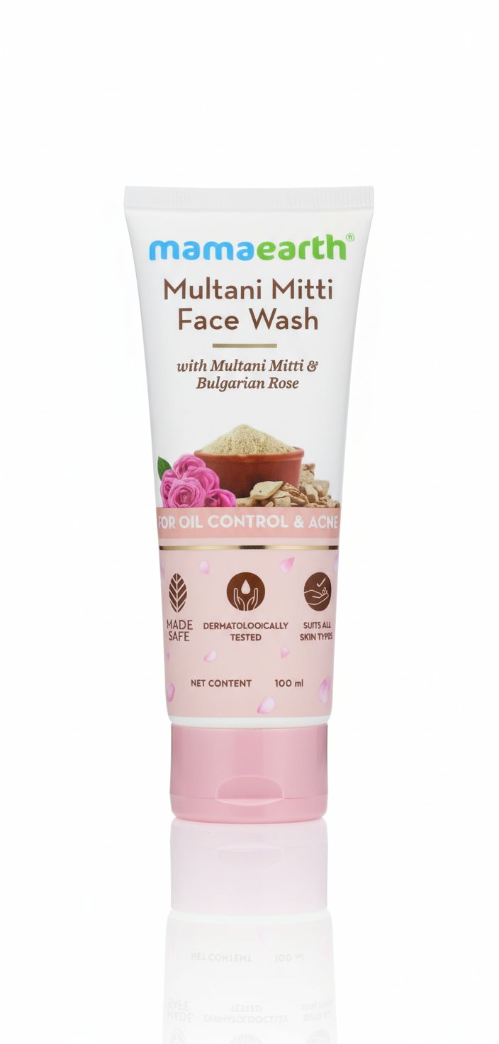 Mamaearth Multani Mitti Face Wash (100 ml / 100 g)