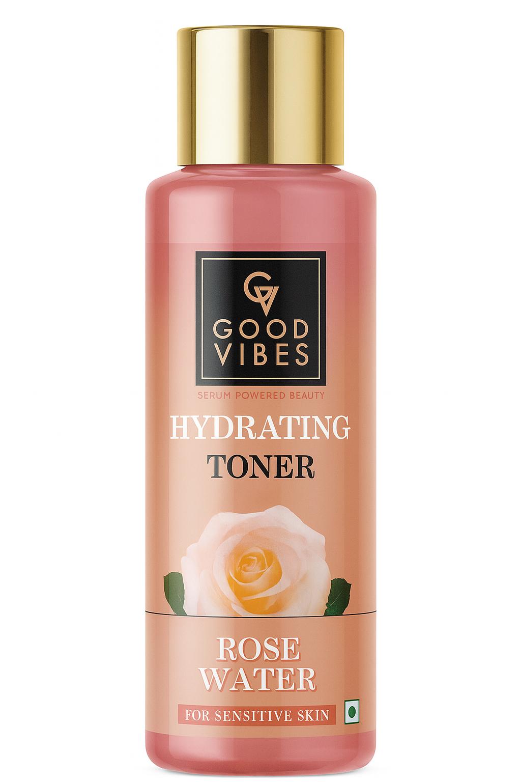 Good Vibes Hydrating Toner – Rose Water (For Sensitive Skin)(105 g)