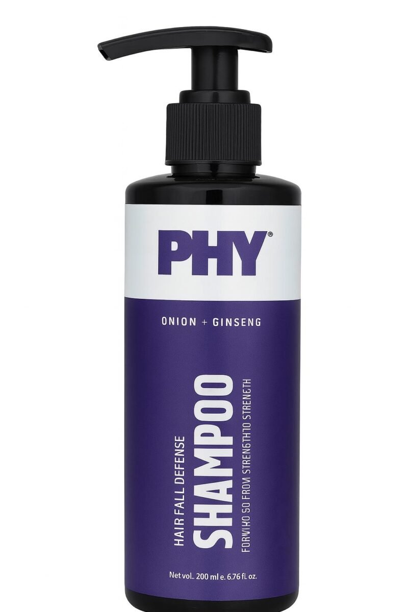 PHY Hair Fall Defense Shampoo (Onion + Ginseng) 200 ml (200 g) – Glow ...