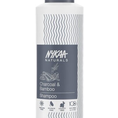 NYKAA NATURALS CHARCOAL BAMBOO SHAMPOO(200ml)