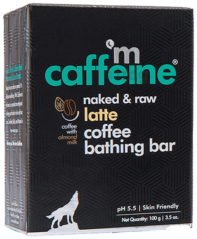 COFFEMINE NAKED & RAW LATTE COFFE BATHING BAR(100G)