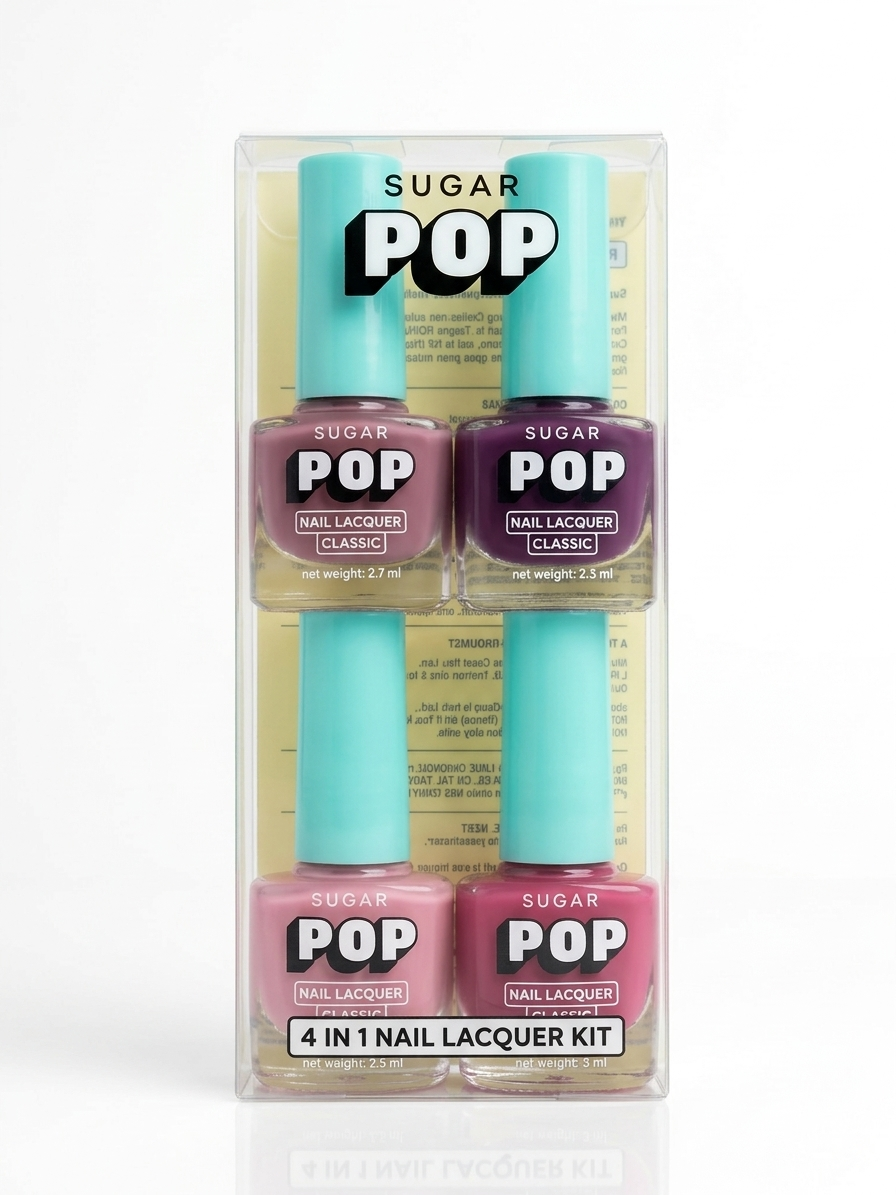 SUGAR POP NAIL LACQUER CLASSIC KIT