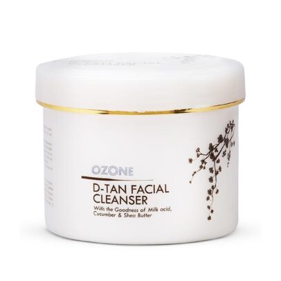 ozone  d- tan facial cleanser quantity 250g
