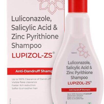 luliconazole,salicylic acid ,zinc pyrithione shampoo lupizol-ZS anti-dandruff shampoo