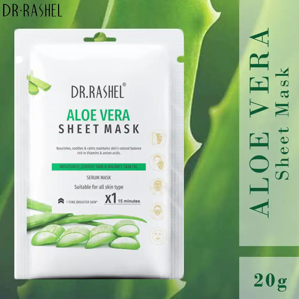 dr rashel aloevera sheet mask