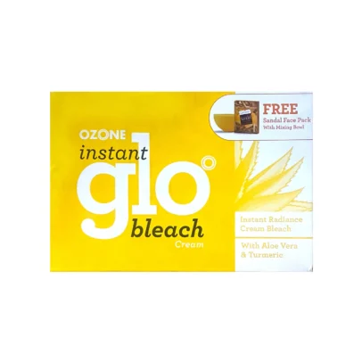 ozone instant glow bleach cream quantity 250g