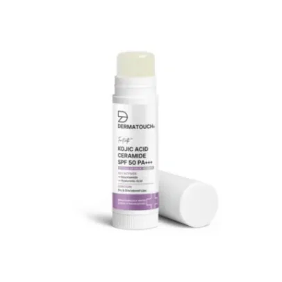 Dermatouch kojic Acid Ceramide SPF 50 PA+++ Lip Balm ( Non Tinted)